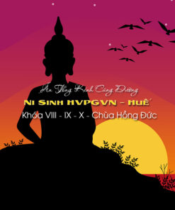 Ấn Tống Kinh Cúng Dường Ni Sinh HVPGVN - Huế ( Khóa VIII - IX - X - Chùa Hồng Đức )